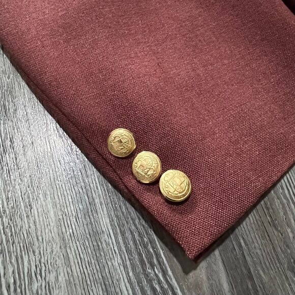 Rare Vintage 70's di Benedello Plum Wool Blazer Made in USA - Picture 12 of 12